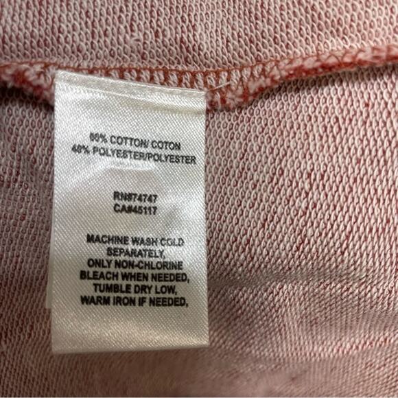 Natural Reflections French Terry Full Zip Hoodie Women’s Size Medium red orange - Picture 8 of 9